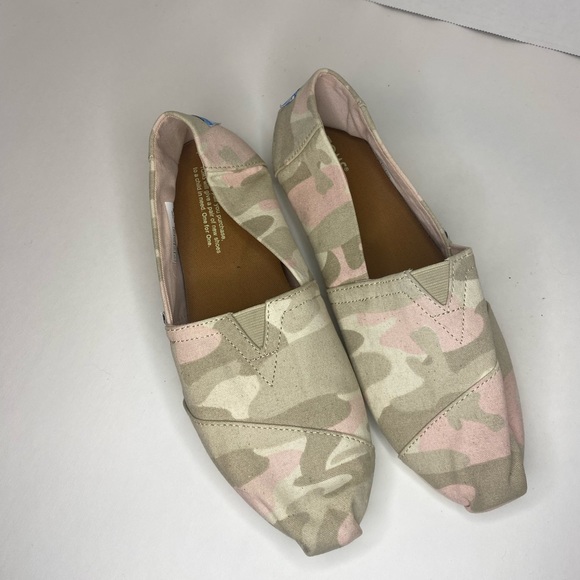 Toms pink camo alpragata slip on - Picture 4 of 5